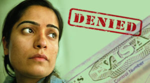 Malalai Joya's visa to the US was granted.